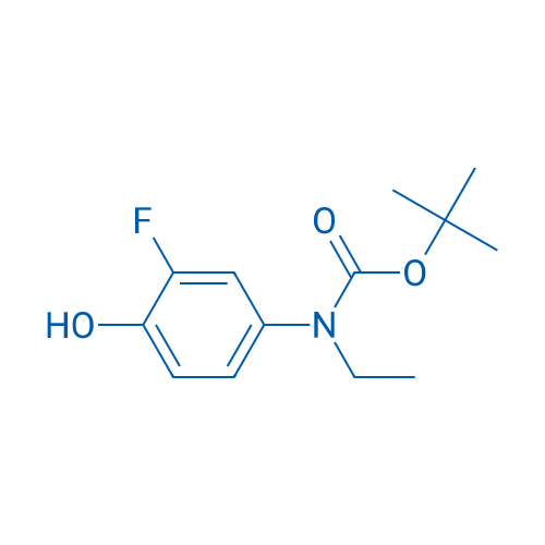 tert-Butyl N-ethyl-N-(3-fluoro-4-hydroxyphenyl)carbamate 1g