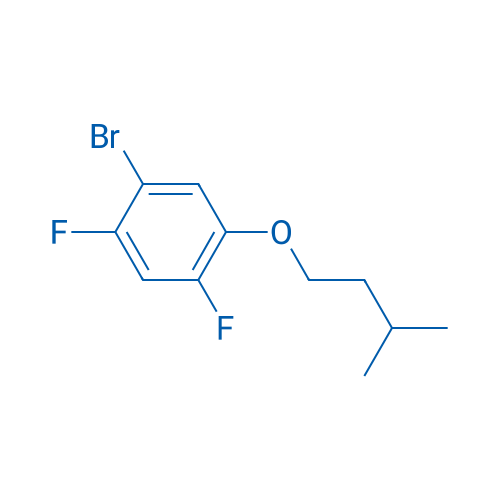 1-Bromo-2,4-difluoro-5-(3-methylbutoxy)benzene 1g