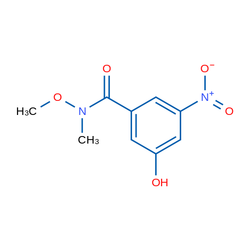3-Hydroxy-N-methoxy-N-methyl-5-nitrobenzamide 5g