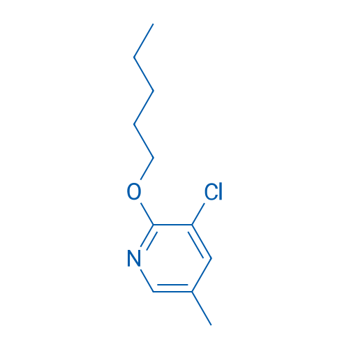 3-Chloro-5-methyl-2-(pentyloxy)pyridine 1g