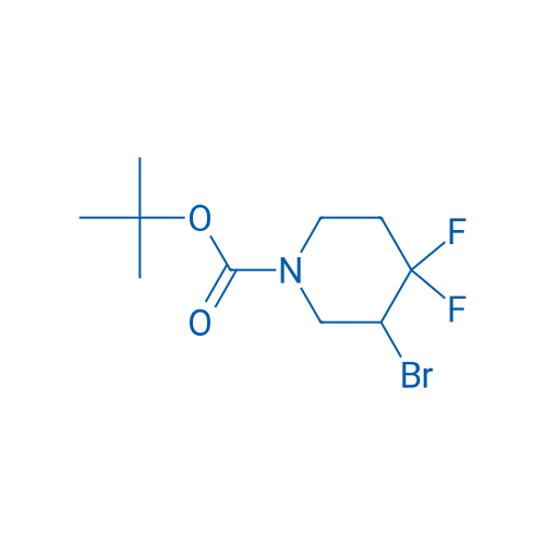 tert-Butyl 3-bromo-4,4-difluoropiperidine-1-carboxylate 250mg