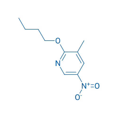 2-Butoxy-3-methyl-5-nitropyridine 1g
