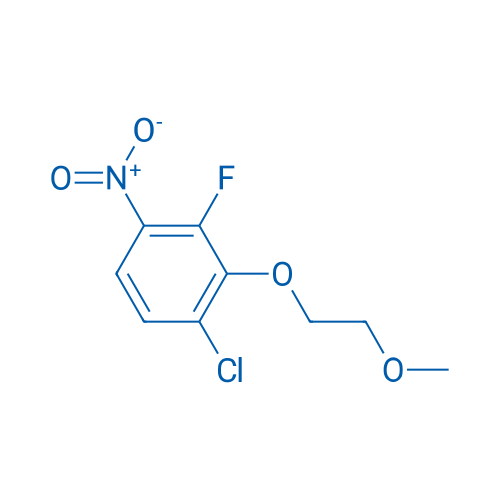 1-Chloro-3-fluoro-2-(2-methoxyethoxy)-4-nitrobenzene 1g