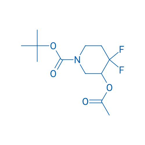 tert-Butyl 3-acetoxy-4,4-difluoropiperidine-1-carboxylate 250mg