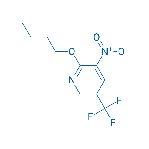 2-Butoxy-3-nitro-5-(trifluoromethyl)pyridine 1g