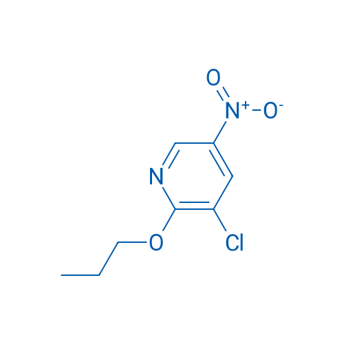 3-Chloro-5-nitro-2-propoxypyridine 1g