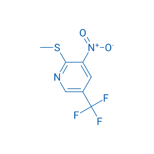 2-(Methylsulfanyl)-3-nitro-5-(trifluoromethyl)pyridine 1g
