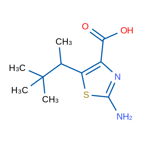 2-Amino-5-(3,3-dimethylbutan-2-yl)-1,3-thiazole-4-carboxylic acid 1g