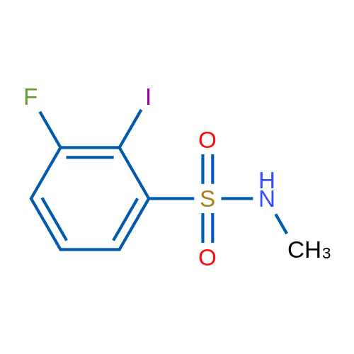 3-Fluoro-2-iodo-N-methylbenzene-1-sulfonamide 1g