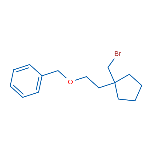 ({2-[1-(bromomethyl)cyclopentyl]ethoxy}methyl)benzene 1g