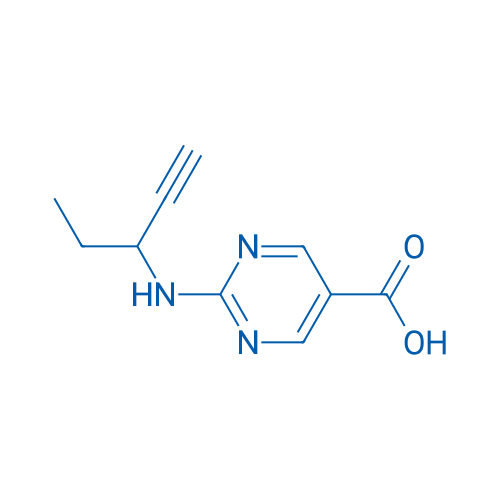 2-[(Pent-1-yn-3-yl)amino]pyrimidine-5-carboxylic acid 1g