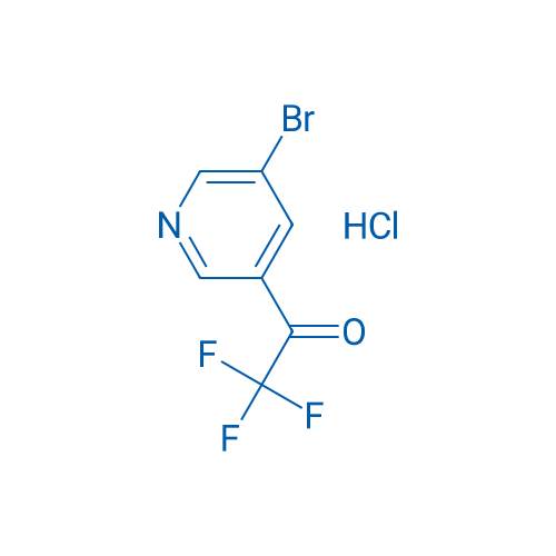 1-(5-Bromopyridin-3-yl)-2,2,2-trifluoroethanone hydrochloride 100mg