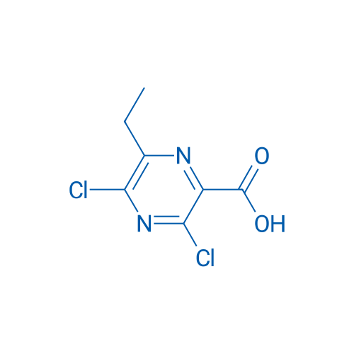 3,5-Dichloro-6-ethylpyrazine-2-carboxylic acid 100mg