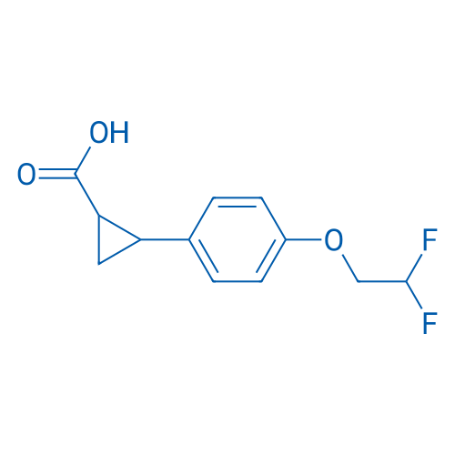 2-(4-(2,2-Difluoroethoxy)phenyl)cyclopropanecarboxylic acid 1g