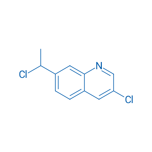 3-Chloro-7-(1-chloroethyl)quinoline 250mg