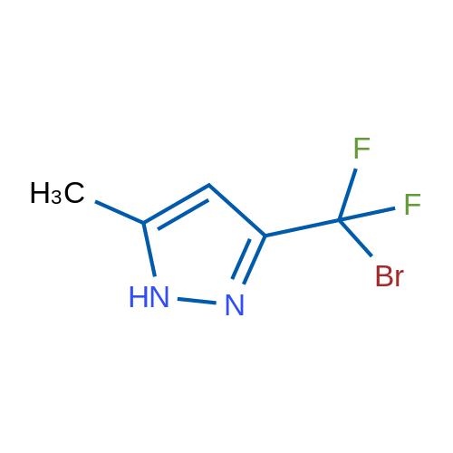3-(Bromodifluoromethyl)-5-methyl-1H-pyrazole 250mg
