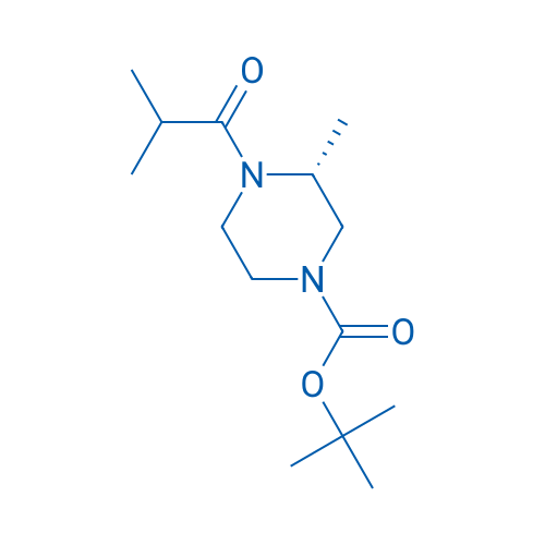 tert-Butyl (R)-4-isobutyryl-3-methylpiperazine-1-carboxylate 250mg
