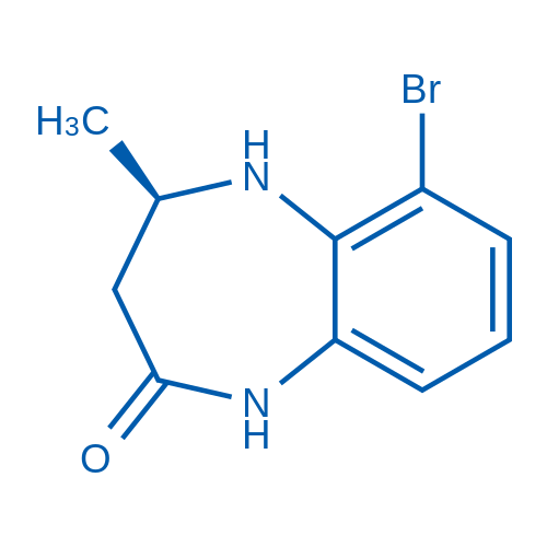 (R)-6-Bromo-4-methyl-4,5-dihydro-1H-benzo[b][1,4]diazepin-2(3H)-one 250mg