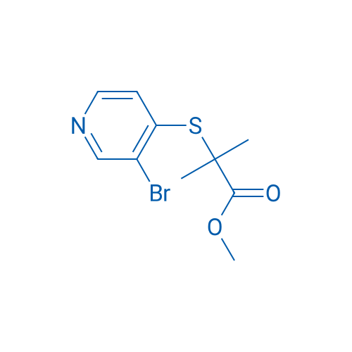 Methyl 2-((3-bromopyridin-4-yl)thio)-2-methylpropanoate 1g
