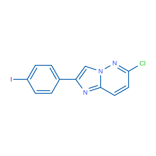 6-Chloro-2-(4-iodophenyl)imidazo[1,2-b]pyridazine 1g