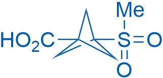 3-(Methylsulfonyl)bicyclo[1.1.1]pentane-1-carboxylic acid 100mg