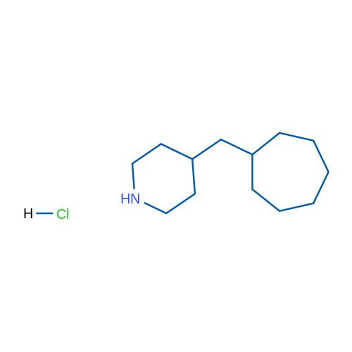 4-(Cycloheptylmethyl)piperidine hydrochloride 1g