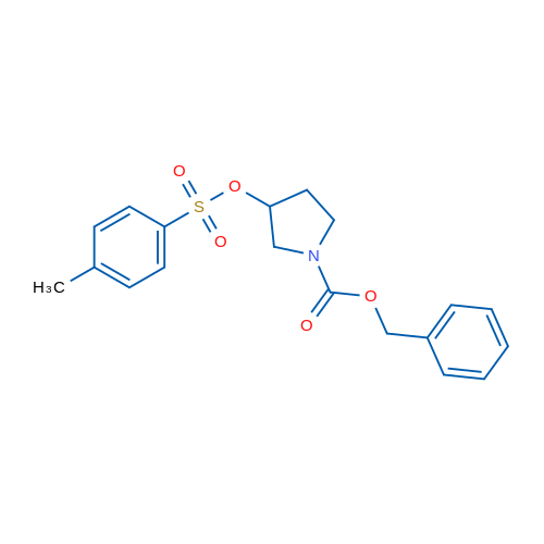 Benzyl 3-(tosyloxy)pyrrolidine-1-carboxylate 1g