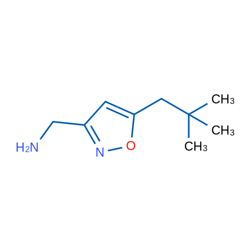 [5-(2,2-Dimethylpropyl)-1,2-oxazol-3-yl]methanamine 1g