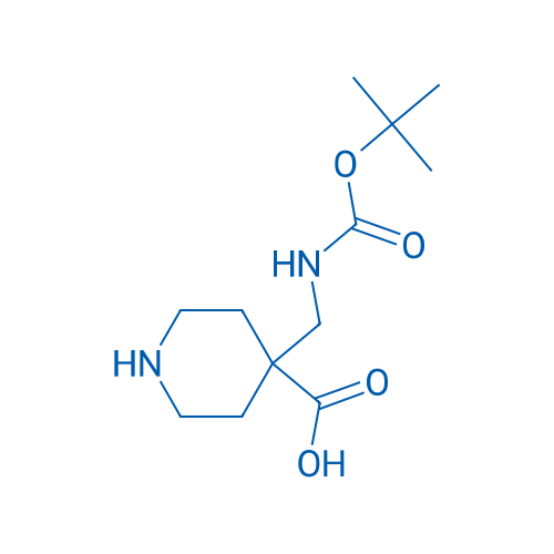 4-({[(tert-butoxy)carbonyl]amino}methyl)piperidine-4-carboxylic acid 100mg