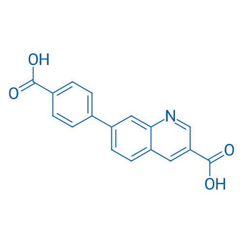 7-(4-Carboxyphenyl)quinoline-3-carboxylic acid 250mg