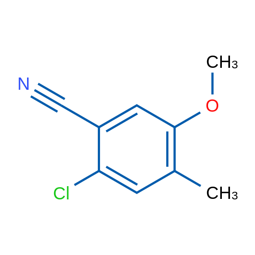 2-Chloro-5-methoxy-4-methylbenzonitrile 1g