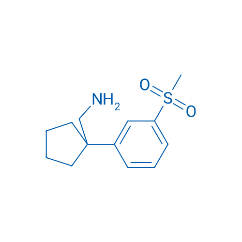 (1-(3-(Methylsulfonyl)phenyl)cyclopentyl)methanamine 250mg
