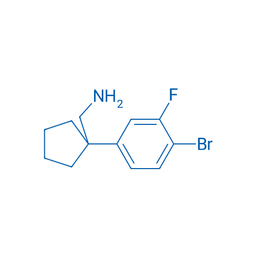 1-(4-Bromo-3-fluorophenyl)cyclopentanemethanamine 250mg