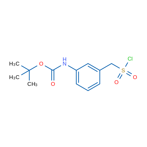 tert-Butyl N-{3-[(chlorosulfonyl)methyl]phenyl}carbamate 1g