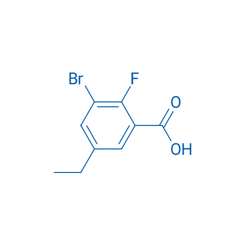 3-Bromo-5-ethyl-2-fluorobenzoic acid 1g