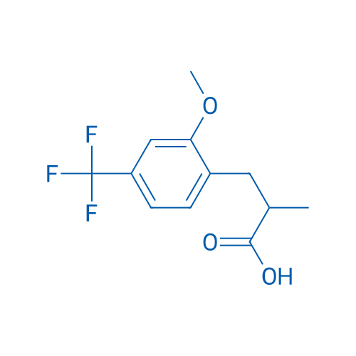 3-(2-Methoxy-4-(trifluoromethyl)phenyl)-2-methylpropanoic acid 1g