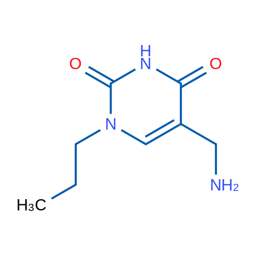 5-(Aminomethyl)-1-propyl-1,2,3,4-tetrahydropyrimidine-2,4-dione 1g