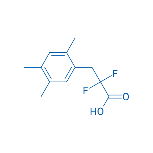 2,2-Difluoro-3-(2,4,5-trimethylphenyl)propanoic acid 1g