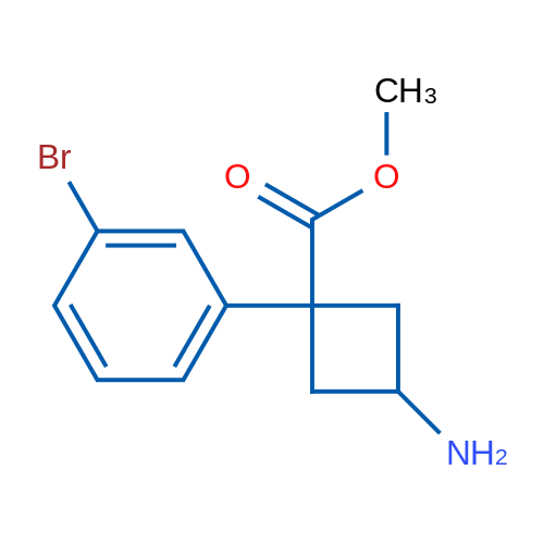 Methyl 3-amino-1-(3-bromophenyl)cyclobutane-1-carboxylate 1g