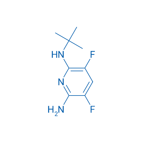 N2-(tert-butyl)-3,5-difluoropyridine-2,6-diamine 250mg