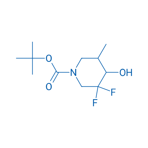 tert-Butyl 3,3-difluoro-4-hydroxy-5-methylpiperidine-1-carboxylate 250mg