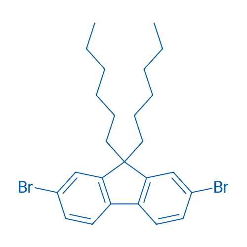 2,7-Dibromo-9,9-dihexyl-9H-fluorene 5g