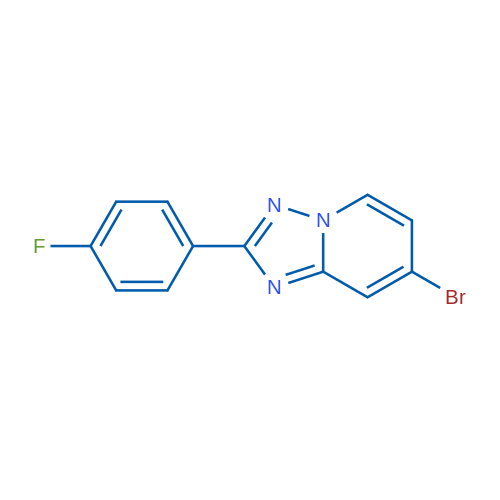 7-Bromo-2-(4-fluorophenyl)-[1,2,4]triazolo[1,5-a]pyridine 1g