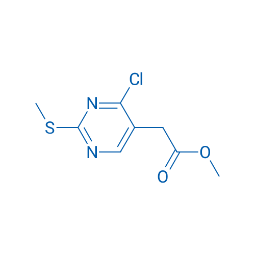 Methyl 2-(4-chloro-2-(methylthio)pyrimidin-5-yl)acetate 100mg