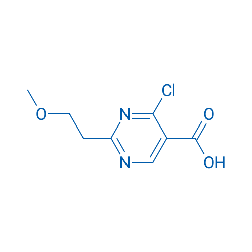4-Chloro-2-(2-methoxyethyl)pyrimidine-5-carboxylic acid 1g