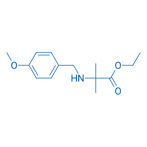 Ethyl 2-((4-methoxybenzyl)amino)-2-methylpropanoate 1g