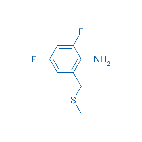 2,4-Difluoro-6-((methylthio)methyl)aniline 1g