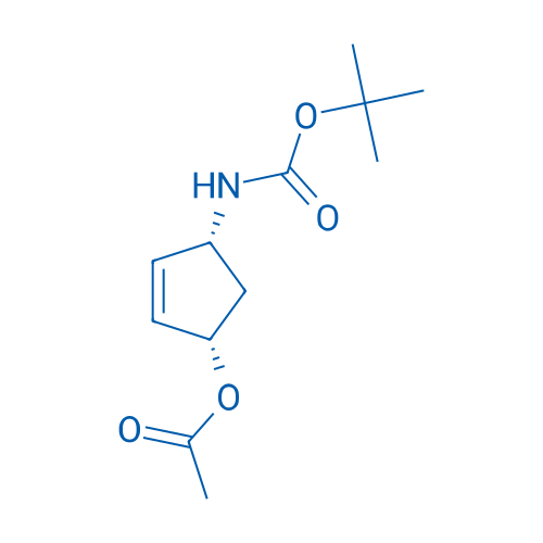 (1S,4R)-Acetic acid 4-tert-butoxycarbonylamino-cyclopent-2-enyl ester 1g