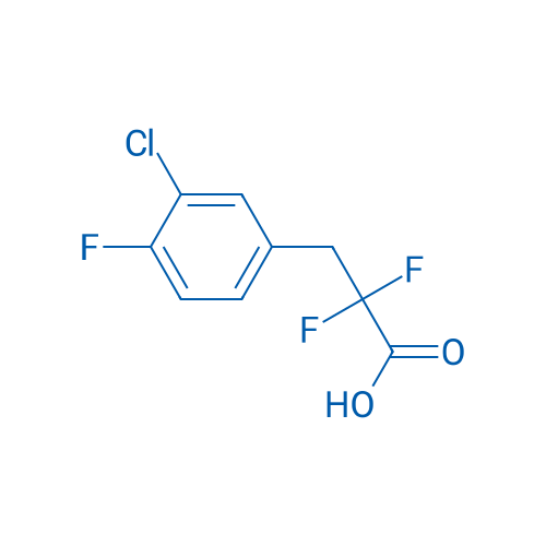 3-(3-Chloro-4-fluorophenyl)-2,2-difluoropropanoic acid 1g