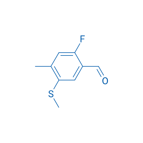 2-Fluoro-4-methyl-5-(methylthio)benzaldehyde 5g